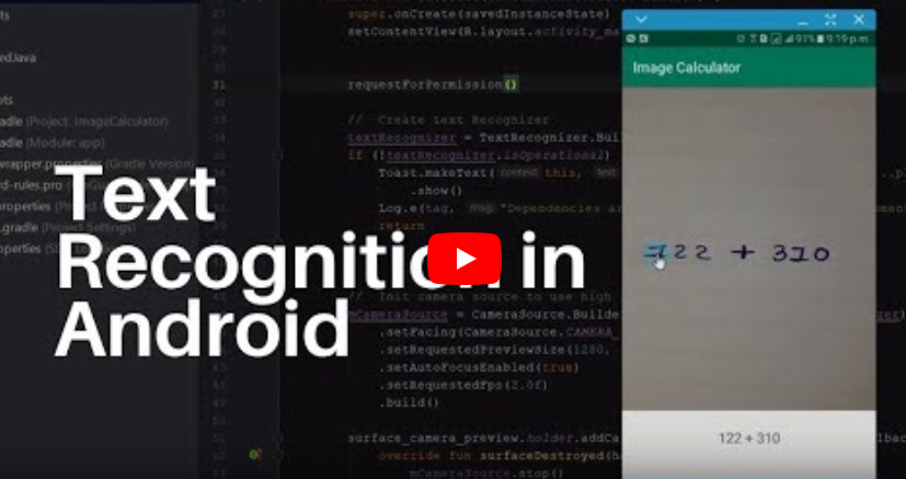 Text Recognition in Android App