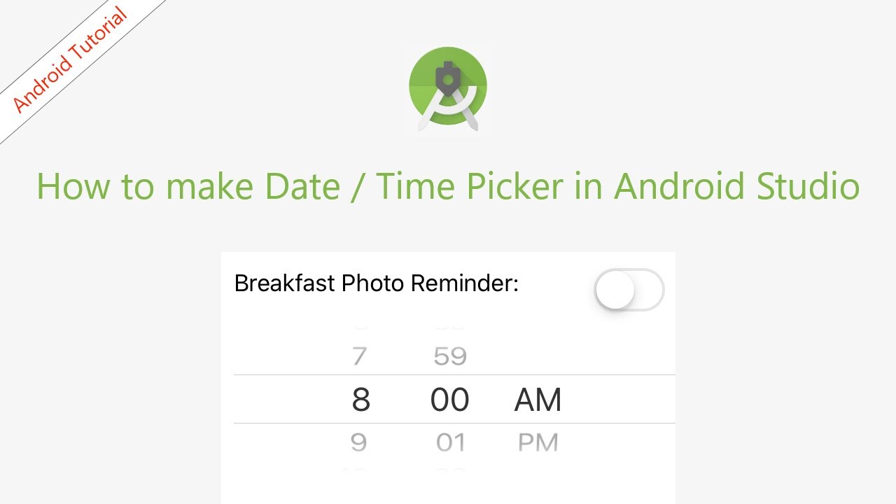 Scrolling Date/Time Picker in Android Kotlin/JAVA  | Number Picker